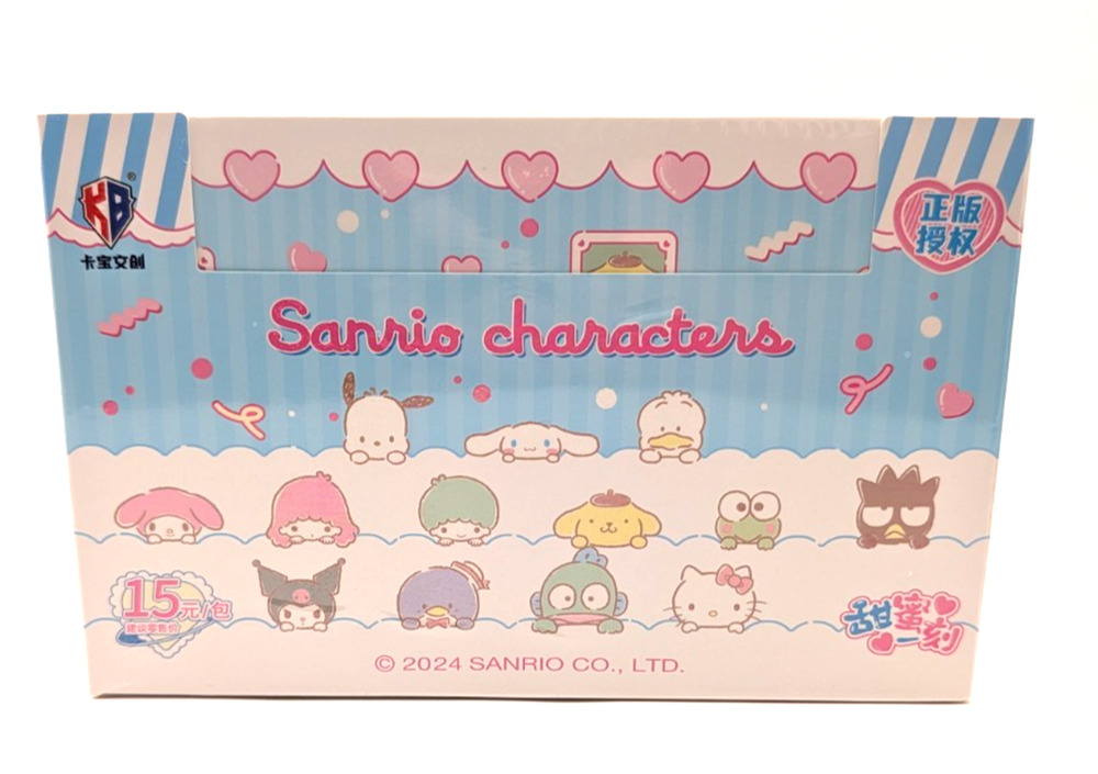 Kayou Sanrio Licensed Sealed Box Trading Cards- Crystal Sweet Moments - 11 Packs